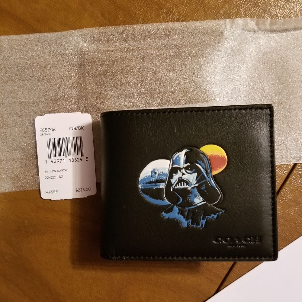 Coach X Star Wars Darth Vader 3-in-1 Wallet